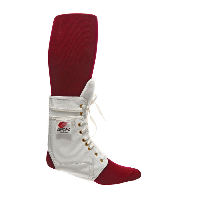 Swede-O Ankle Lok Brace, Padded Tongue, White