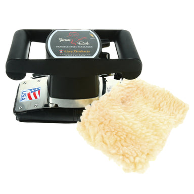 Jeanie Rub Massager & Fleece Pad Cover Combo