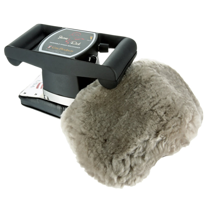 Jeanie Rub Massager & Sheepskin Pad Cover Combo