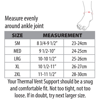 Swede-O Thermal Vent Ankle Wrap