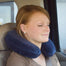 Memory Foam Travel Core Neck Support Pillow In Use